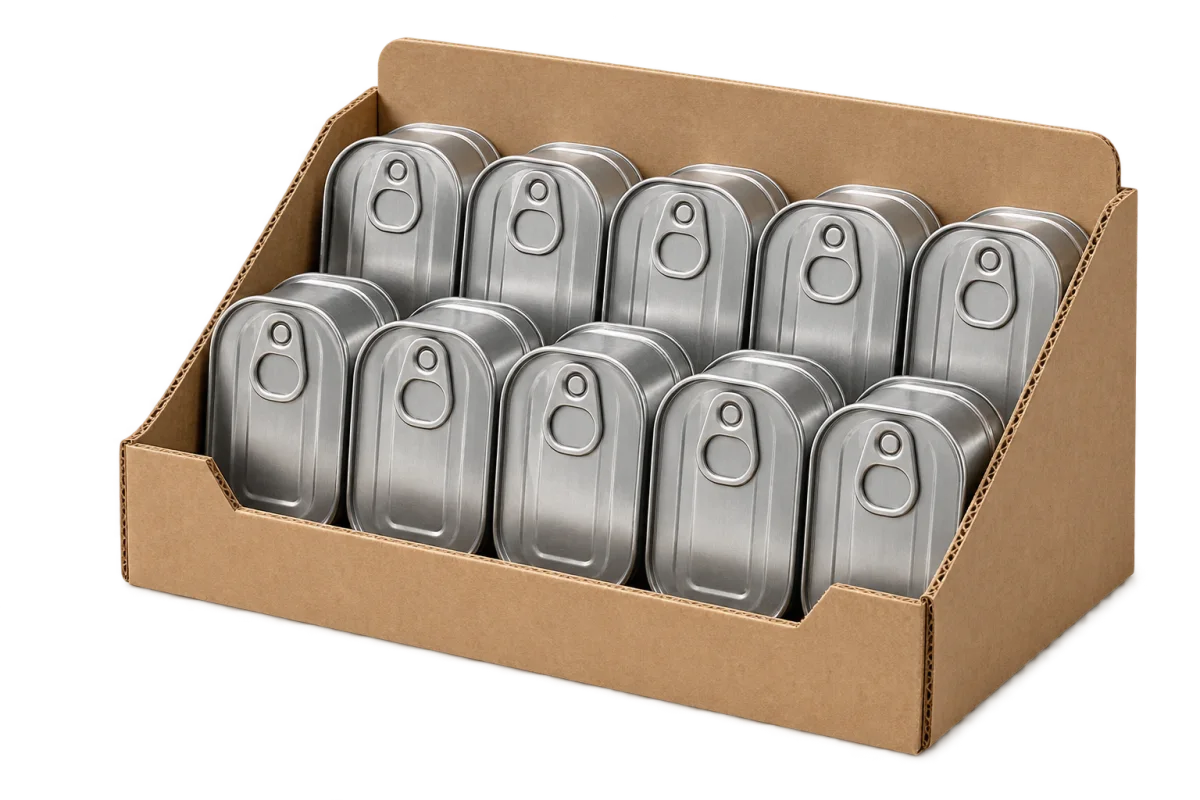 Cardboard display, Shelf-ready retail display